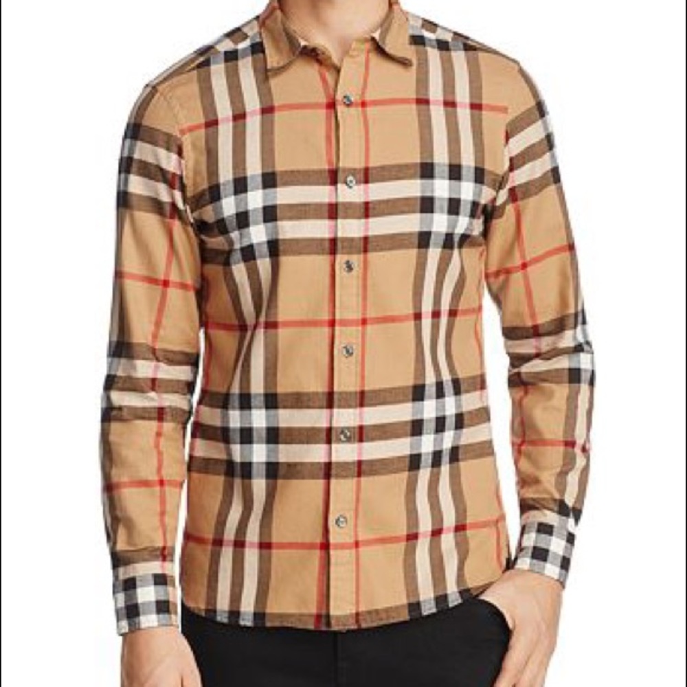 NWT Burberry Salwick Long sleeve shirt